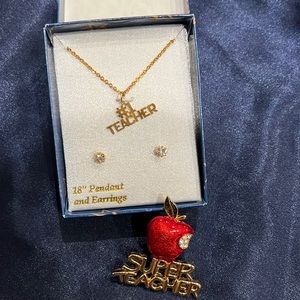 Teacher jewelry set
